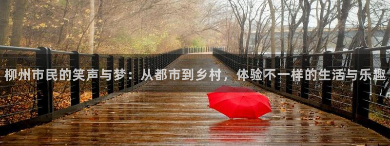 运达娱乐注册入口：柳州市民的笑声与梦：从都市到乡村，体验不一样的生活与乐趣